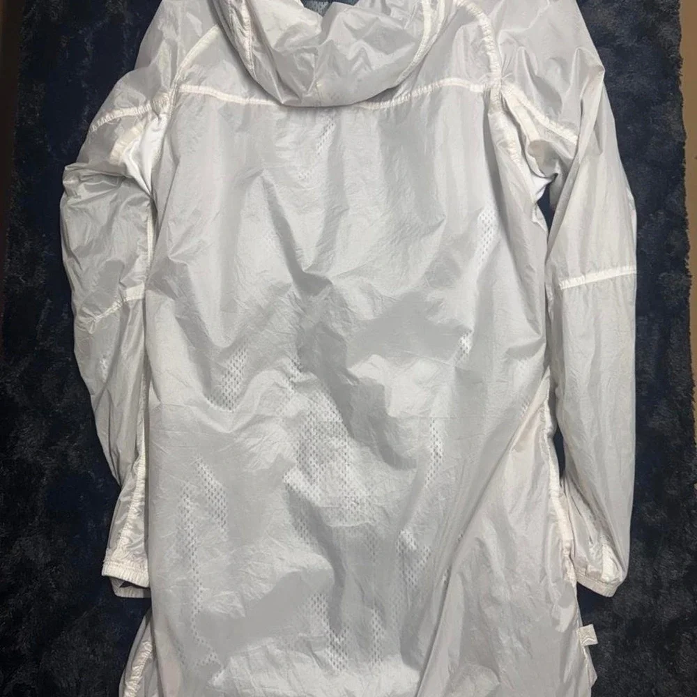 Reversible Air Jordan VII 7 Pinnacle Windbreaker Jacket White Translucent Mens M